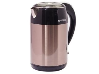 Ấm siêu tốc Natoshi N08, chất liệu inox 304 siêu bền, kiểu dáng đẹp