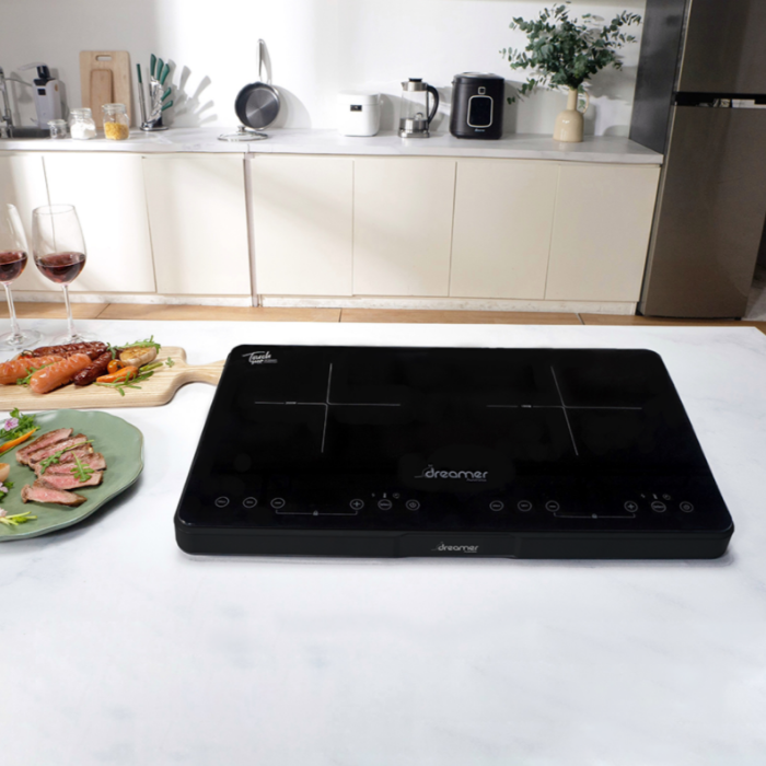 BẾP TỪ DƯƠNG ĐÔI DREAMER DKA-DIC135B ( Đen ) - DKA-DIC135G ( Xám )
