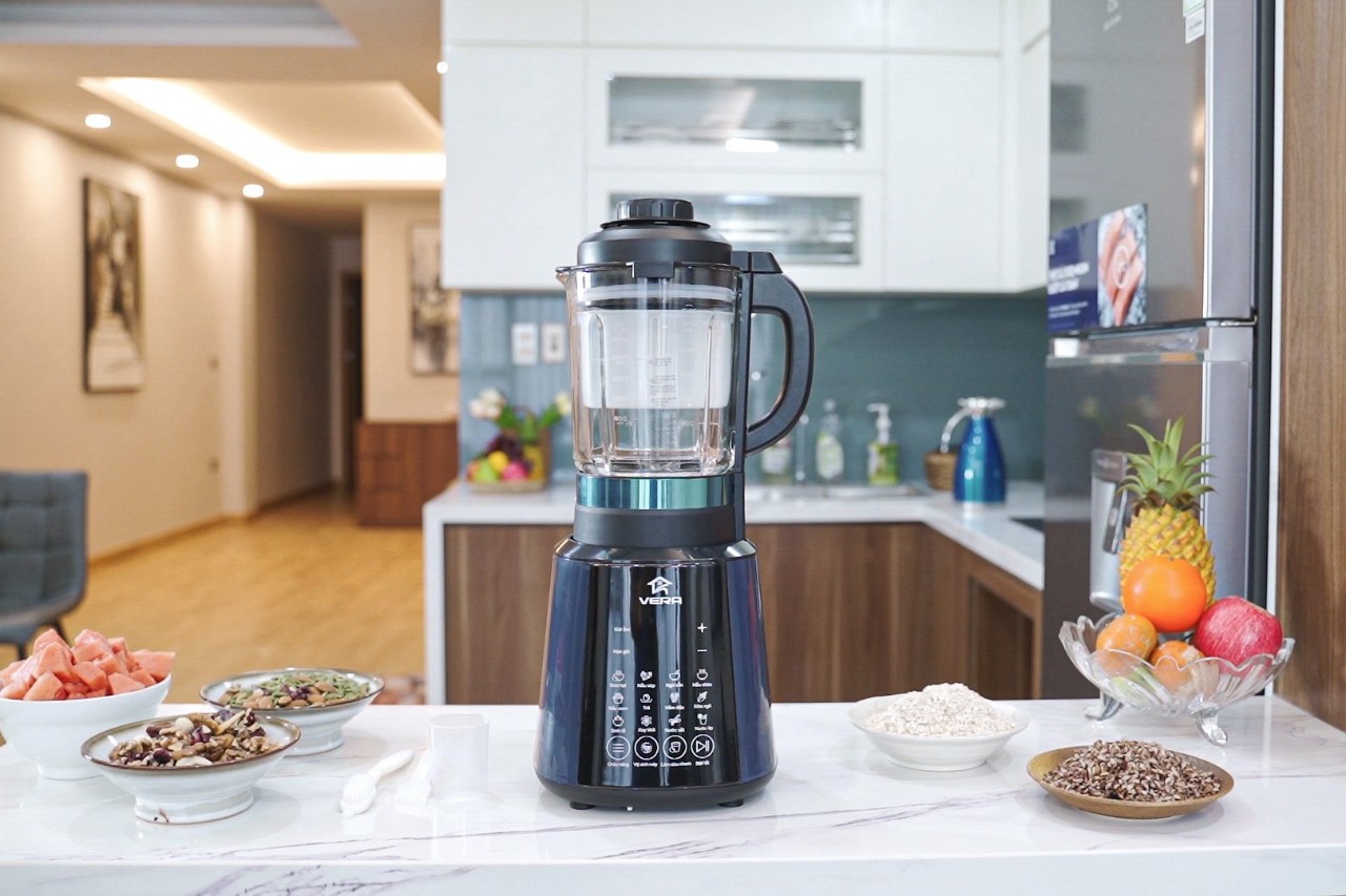 Máy làm sữa hạt, máy xay nấu đa năng Vera dung tích 1,75L - Bảo hành chính hãng 12 tháng
