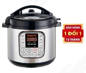 Nồi áp suất điện đa năng Masuto 7in1 công nghệ Nhật Bản - Màn hình điều khiển Tiếng Việt - Dung tích 6 lít - LG-06A