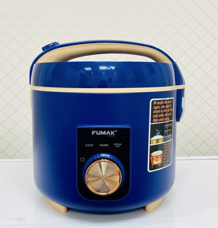Nồi cơm điện Fumak Japan dung tích 1.8L, 3 màu tự chọn