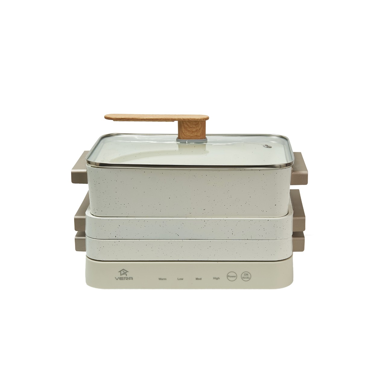 Nồi lẩu nướng đa năng 3 in 1 VERA HT39 - Bảo hành 12 tháng